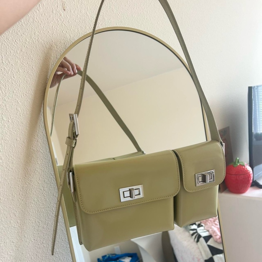 By Far Billy Green Shoulder Bag